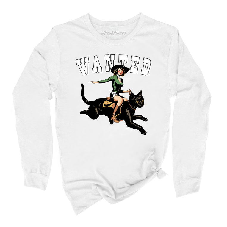 Wanted Graphic Long Sleeve Tee