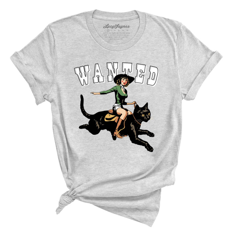Wanted Graphic Tee - Athletic Heather