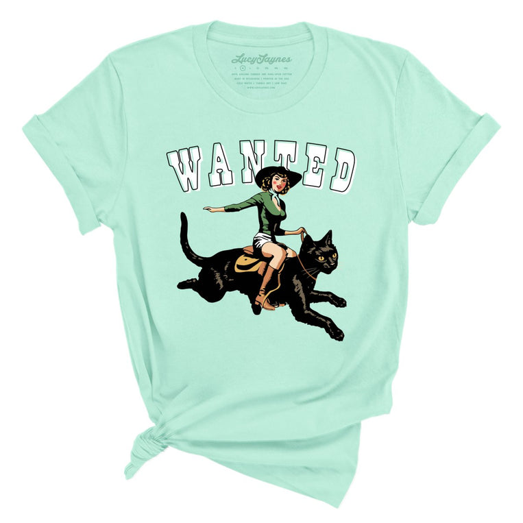 Wanted Graphic Tee - Mint