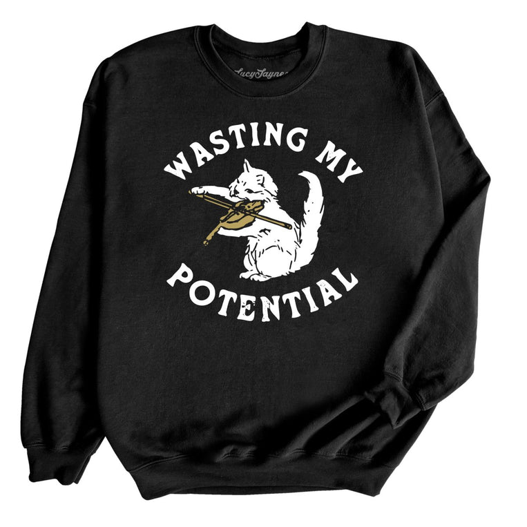 Wasting My Potential Graphic Sweatshirt