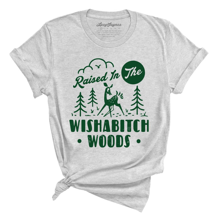 Wishabitch Woods Graphic Tee - Athletic Heather
