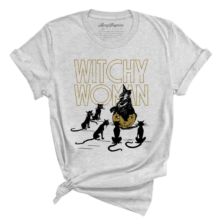 Witchy Woman Graphic Tee - Athletic Heather