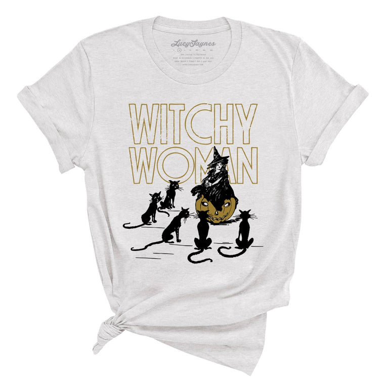 Witchy Woman Graphic Tee - Ash