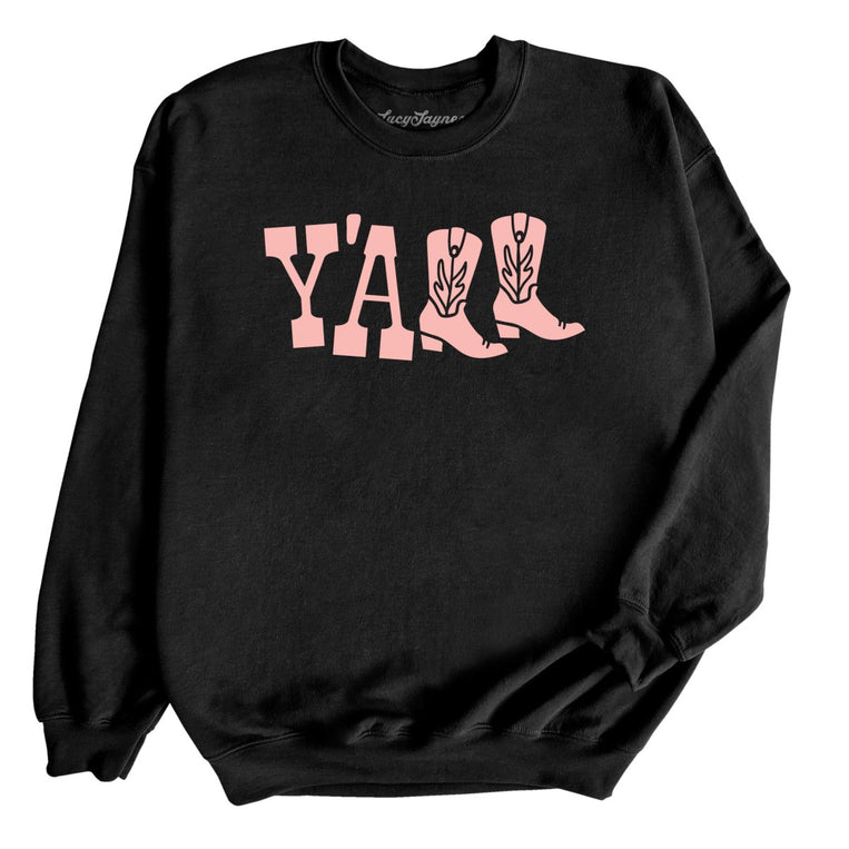 Y'all Boots Graphic Sweatshirt