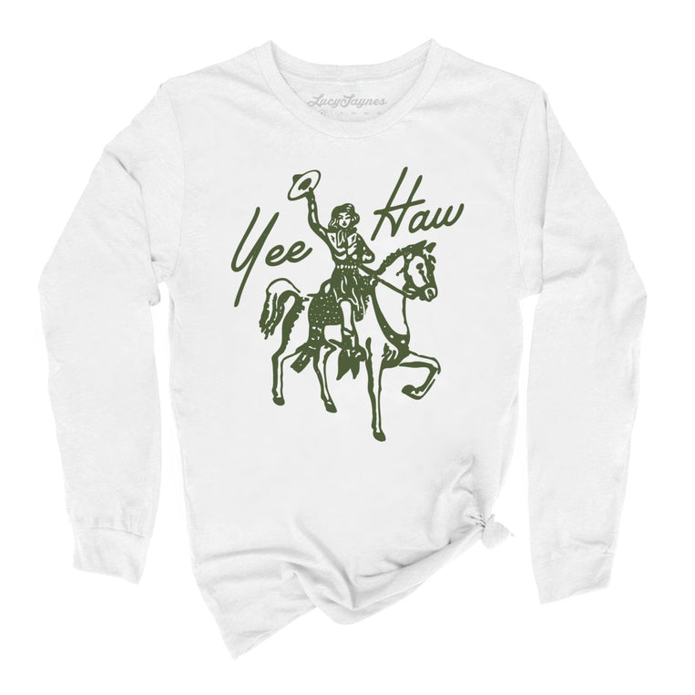 Yee Haw Graphic Long Sleeve Tee