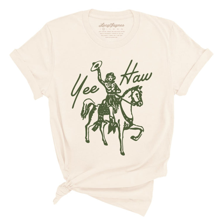 Yee Haw Graphic Tee - Natural