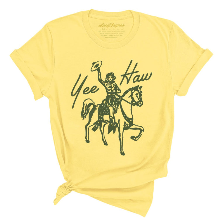 Yee Haw Graphic Tee - Yellow