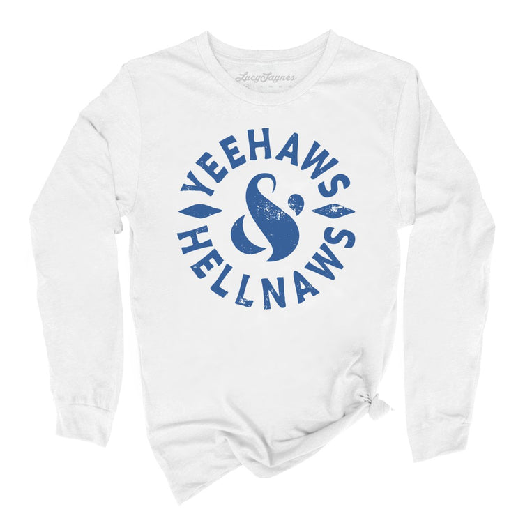 Yeehaws and Hellnaws Graphic Long Sleeve Tee