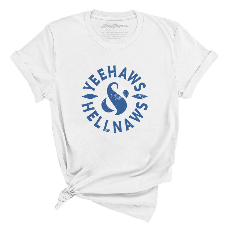 Yeehaws and Hellnaws Graphic Tee - White