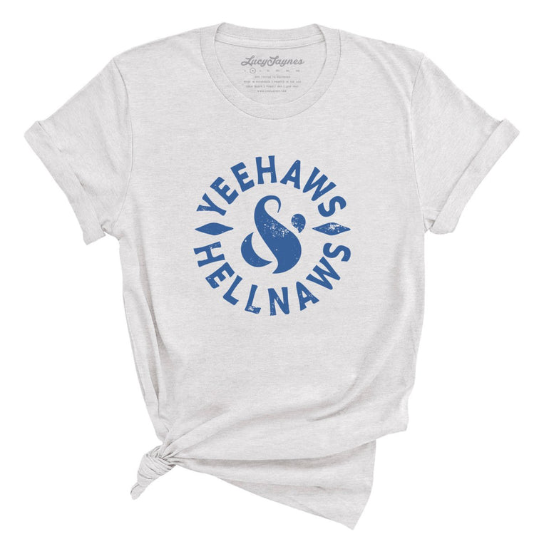 Yeehaws and Hellnaws Graphic Tee - Ash