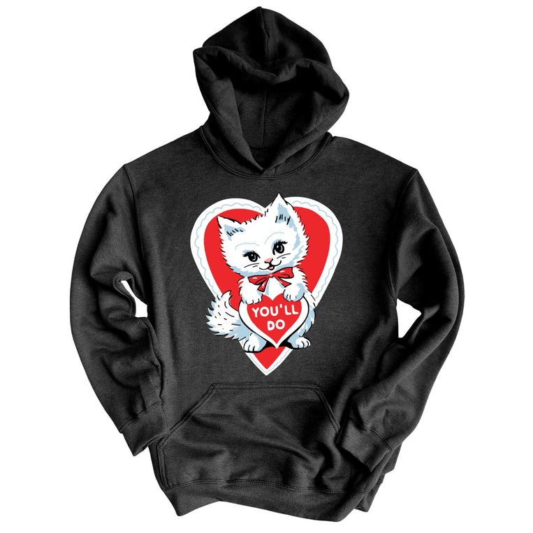 You'll Do Graphic Hoodie - Charcoal Heather
